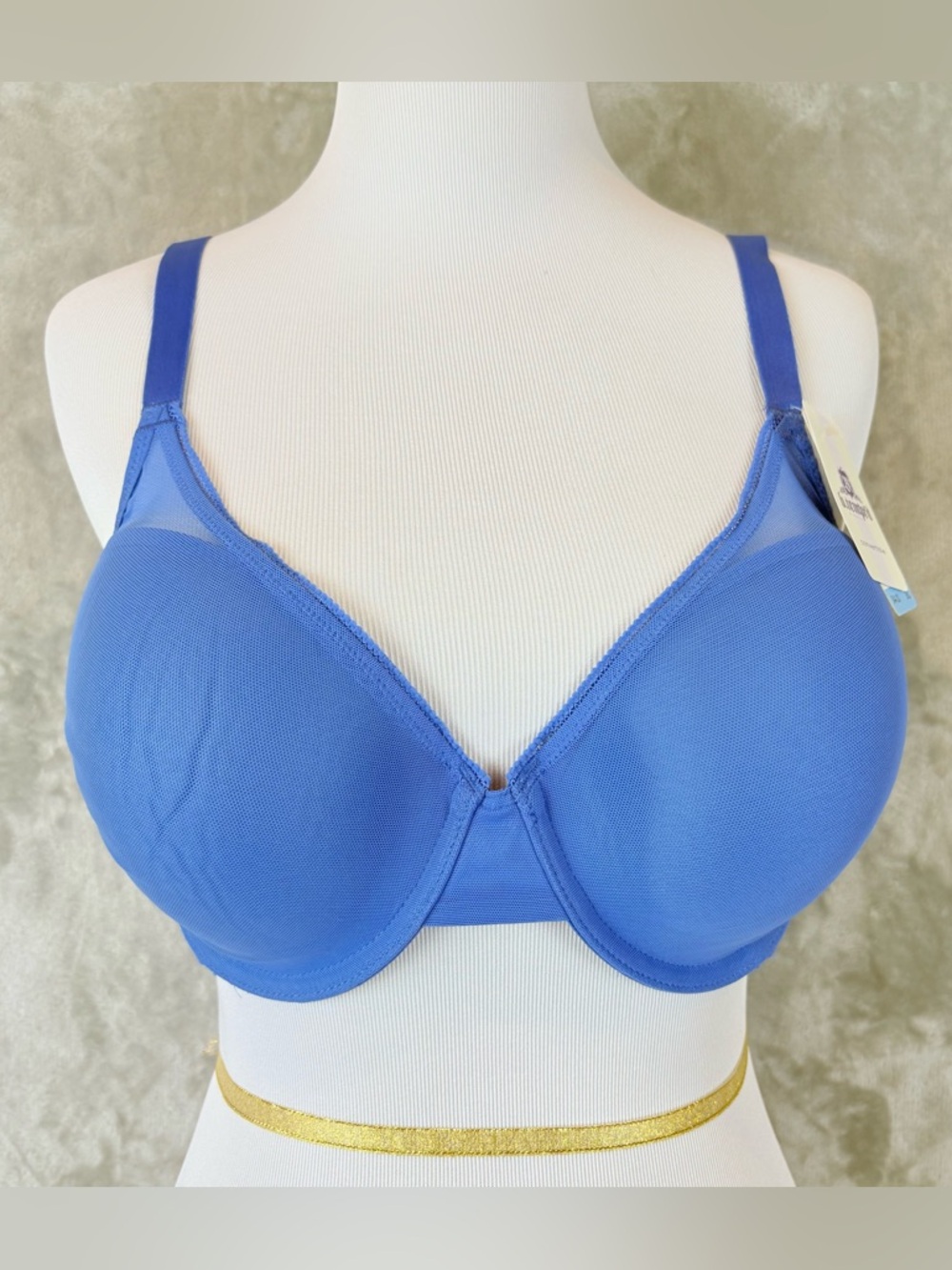 NWT B. Tempt’d Blue Underwire T-Shirt Bra 38C